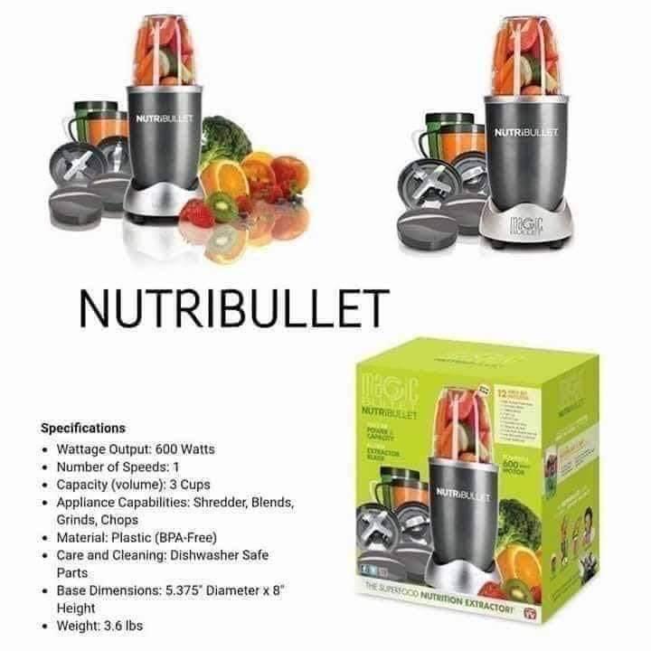 Nutribullet blender